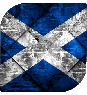 Square Scotland Europe Flags 