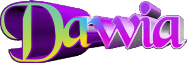 Dawia D WEIBLICH - Maghreb Muslim Vorname 