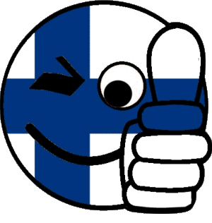 Smiley - OK Finlandia Europa Banderas 
