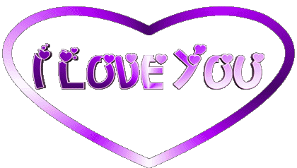 Corazón I Love You Inglés Mensajes 