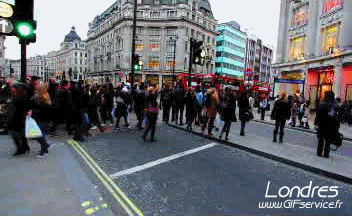 GB - Londres Places -TimeLapse Humor -  Fun 