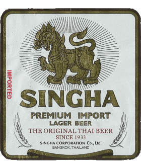 Singha Tailandia Cervezas Bebidas 
