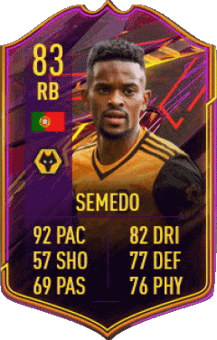 Nélson Cabral Semedo Portugal F I F A - Jugadores  cartas Vídeo Juegos Multimedia 