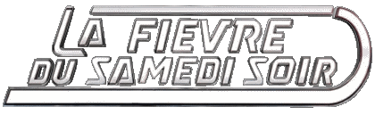 Logotipo Francés Fiebre del Sabado Noche Películas Internacional Multimedia 