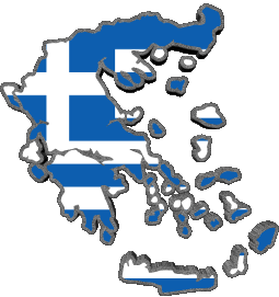 Map Greece Europe Flags 
