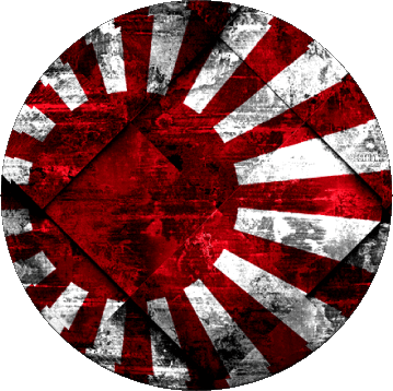 Runde Japan Asien Fahnen 