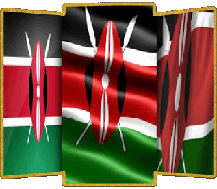 Forma 02 Kenia Africa Bandiere 