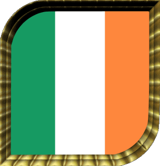 Square Ireland Europe Flags 