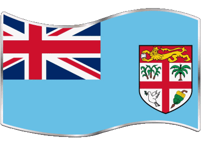 Rectangle Fiji Oceania Flags 