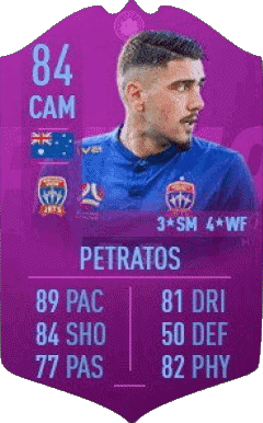 Dimitri Petratos Australia F I F A - Giocatori carte Videogiochi Multimedia 