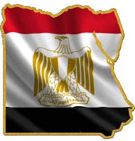 Map Egypt Africa Flags 