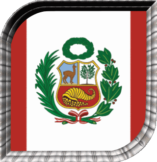 Plaza Peru Amerika Fahnen 