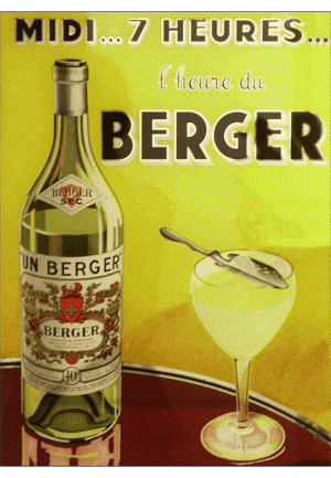 Berger Pastis Aperitivos Bebidas 