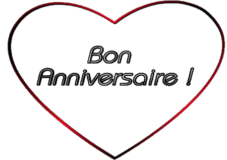 001 Coeur Bon Anniversaire Francese Messagi 