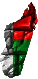 Carte Madagascar Afrique Drapeaux 