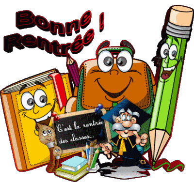 05 Transparent Background Bonne Rentrée French Messages 