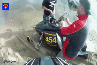 Fail Snow Motorcycle Transport Humor -  Fun 