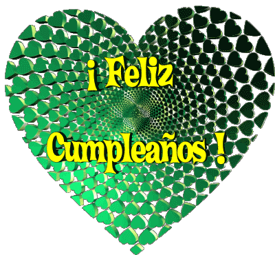 009 Corazón Feliz Cumpleaños Spanish Messages 