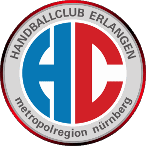 HC Erlangen Deutschland Handballschläger Logo Sport 