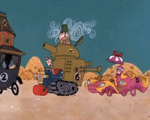 Motors Race Video GIF - 04 Wacky Races Cartoons TV - Movies Multi Media 