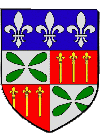 Blasón-Blasón SAMATAN 32 Departamentos - Ciudades Francia Banderas 