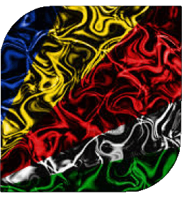 Carré Seychelles Afrique Drapeaux 