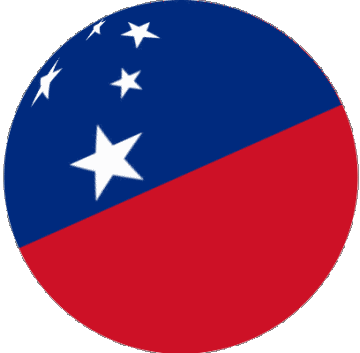 Sphere - Cube Samoa Oceania Flags 