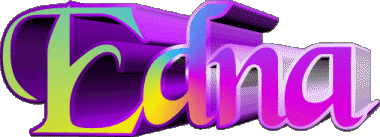 Edna E FEMININ - France Prénoms 