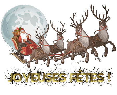 Serie 18 Joyeuses Fêtes (Noël) Français Messages 
