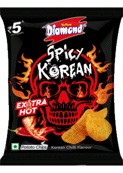 Yellow Diamond Indien Chips - Snack - Crips Essen 