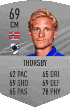 Morten Thorsby Norway F I F A - Card Players Video Games Multi Media 