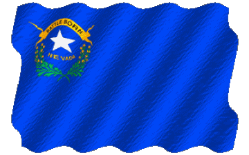 Waving Nevada U.S.A - States America Flags 