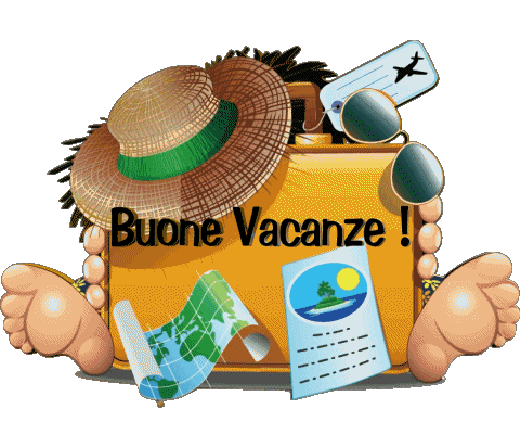 13 Fondo transparente Buone Vacanze Italiano Mensajes 