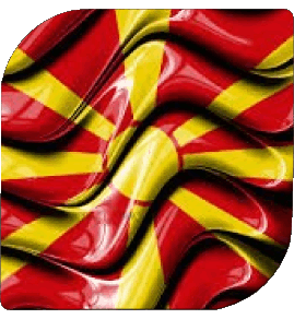 Carré Macédoine Europe Drapeaux 