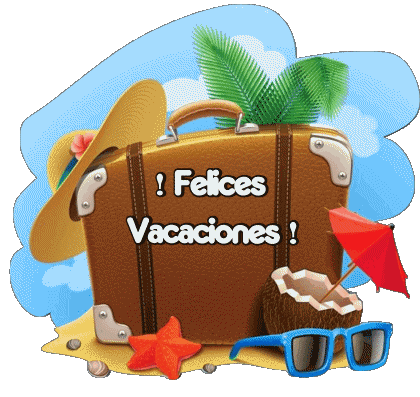 09 Fond Transparent Felices Vacaciones Espagnol Messages 