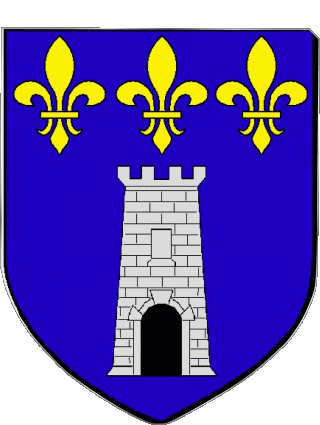 Wappen-Wappen EPERNON 28 Abteilungen - Städte Frankreich Fahnen 