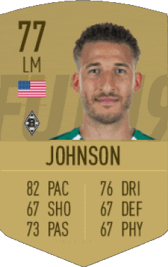 Fabian Johnson U S A F I F A - Jugadores  cartas Vídeo Juegos Multimedia 