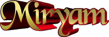 Miryam M FEMININE - Maghreb Muslim First Names 