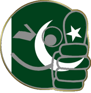 Smiley - OK Pakistan Asie Drapeaux 