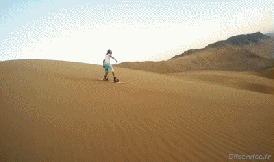 Auf dem Sand (Sandboarding) Snowboard Sport Humor -  Fun 