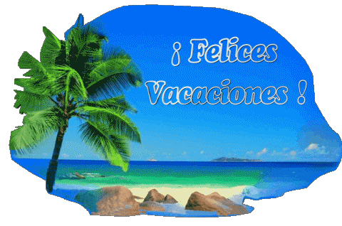 17 Fondo transparente Felices Vacaciones Español Mensajes 