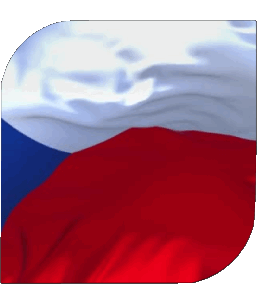 Square Czech Republic Europe Flags 