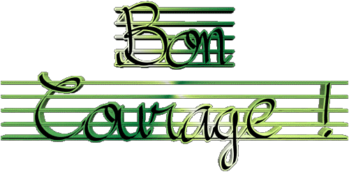 01 Bon Courage Français Messages 