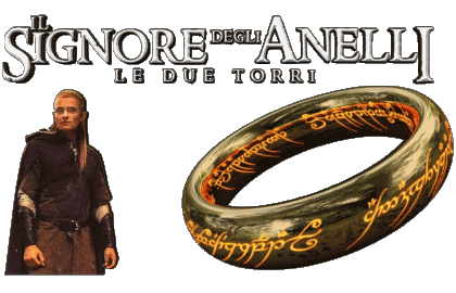 Logo Italien Les Deux Tours Le Seigneur des Anneaux Cinéma International Multi Média 