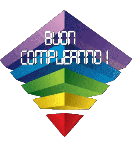 010 Fond Transparent Astratto - Geometrico Buon Compleanno Italien Messages 