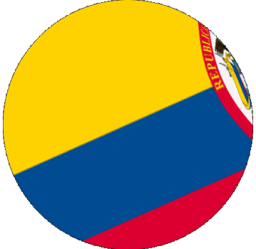 Sphere - Cube Colombie Amériques Drapeaux 