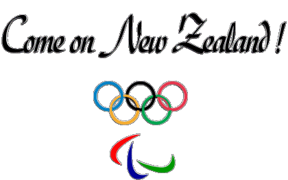 Olympic Games Come on New Zealand Inglés Mensajes 