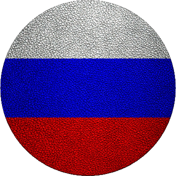 Rond Russie Europe Drapeaux 