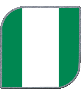 Carré Nigéria Afrique Drapeaux 