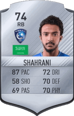 Yasser Al Shahrani Saudi-Arabien F I F A - Karten Spieler Videospiele Multimedia 
